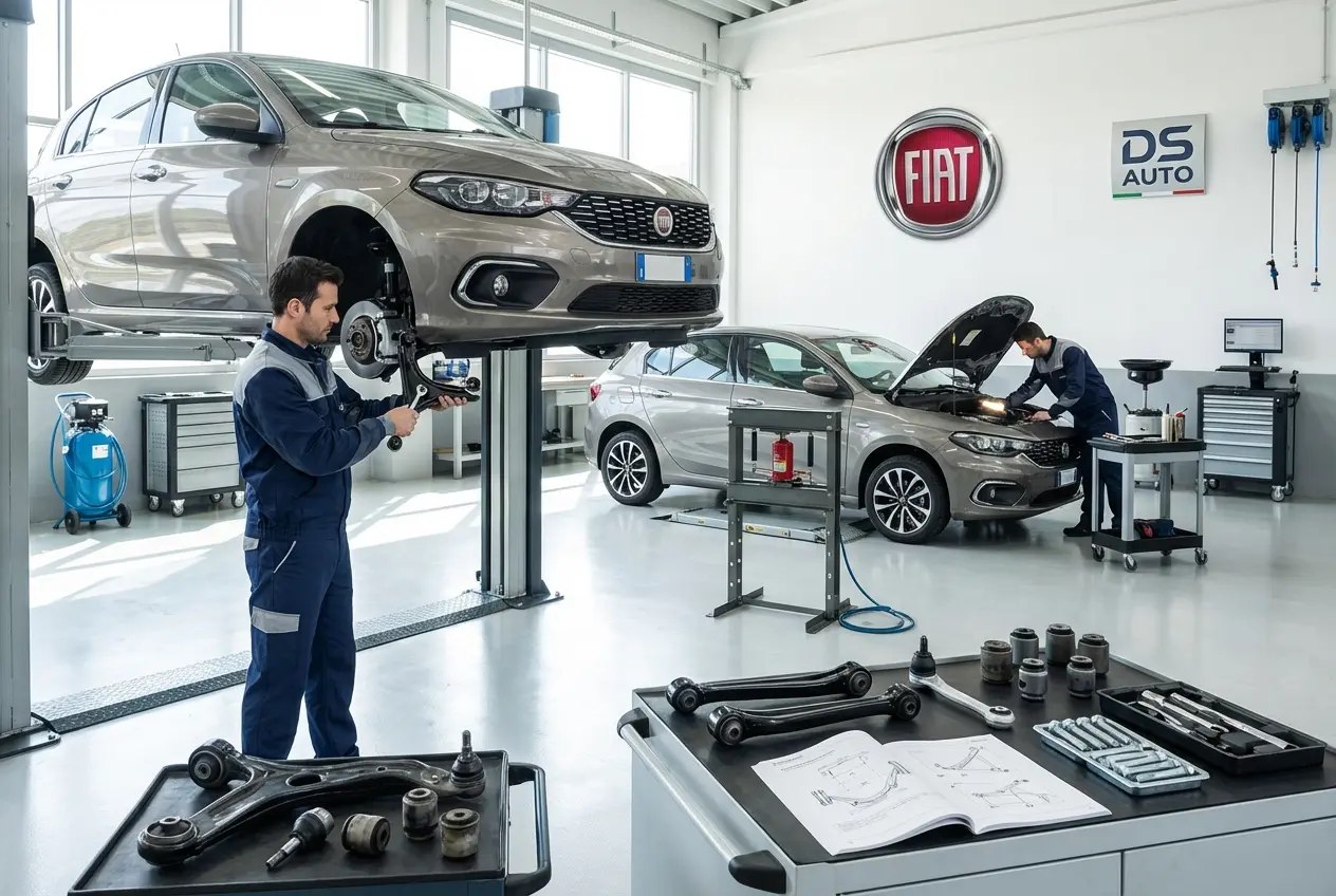 Диагностика и ремонт передней и задней подвески Fiat в Жуковском - автосервис DS Auto
