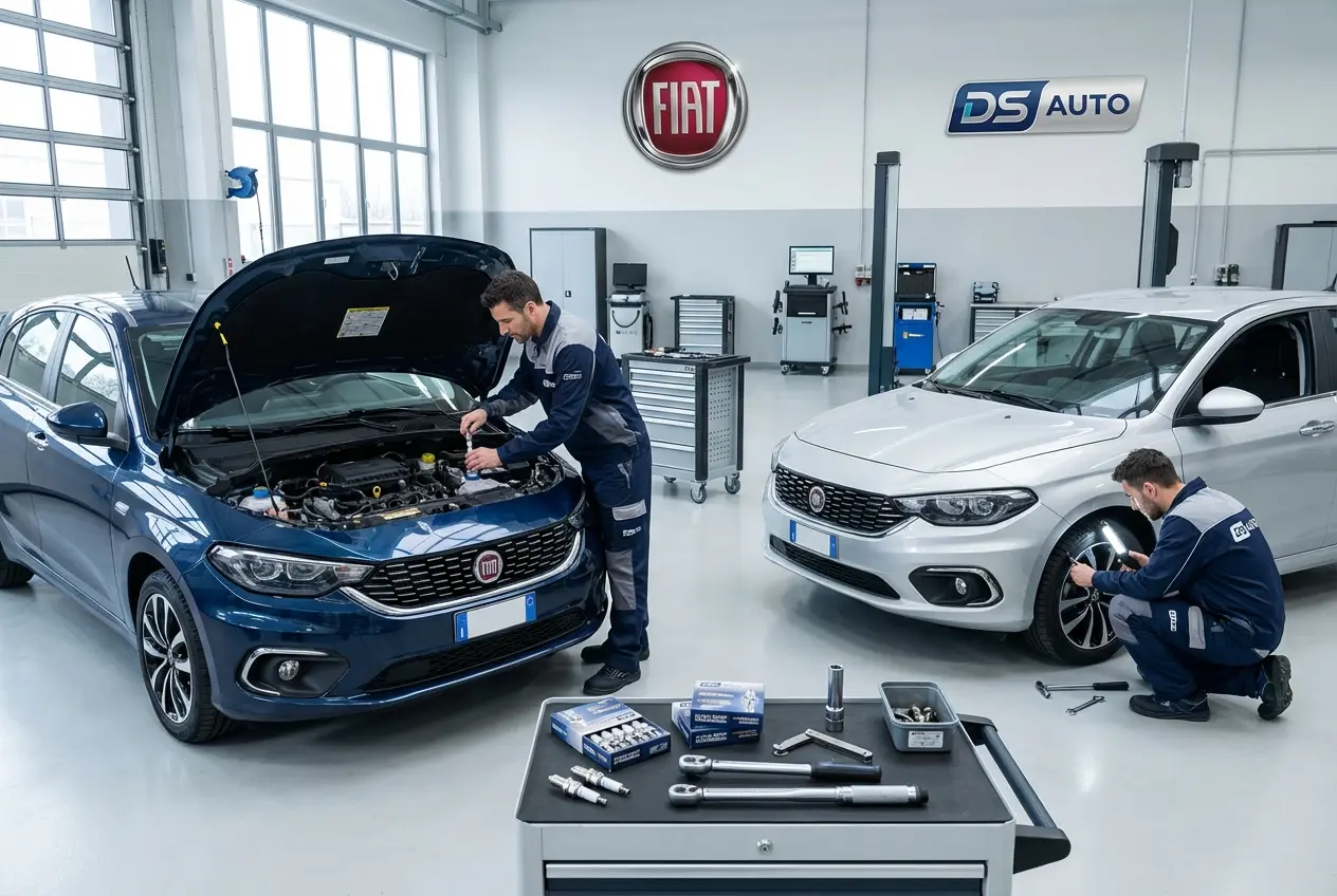 Замена свечей зажигания автомобиля Fiat в автосервисе DS AUTO в Жуковском
