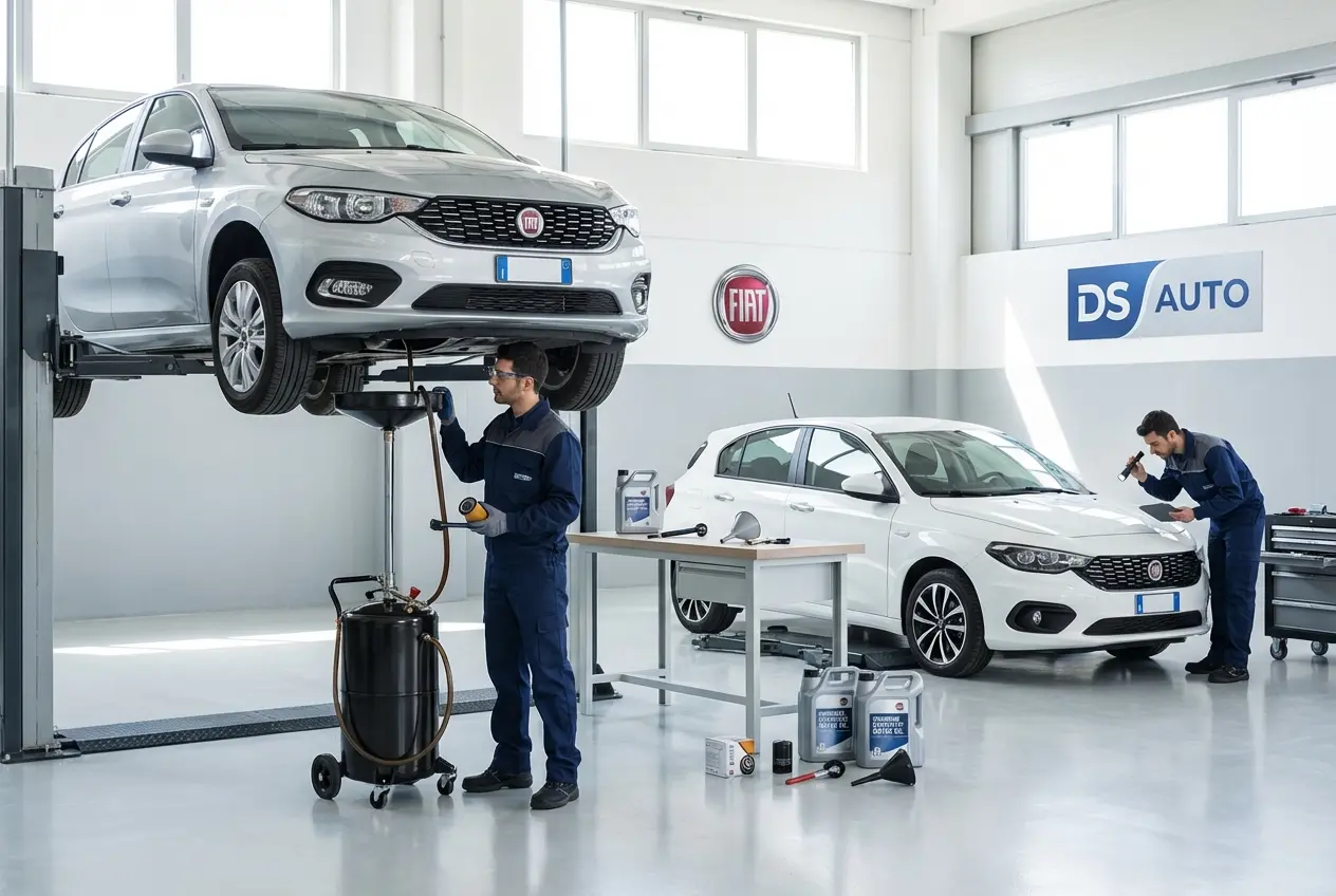 Замена масла в двигателе Fiat в автосервисе в Жуковском

