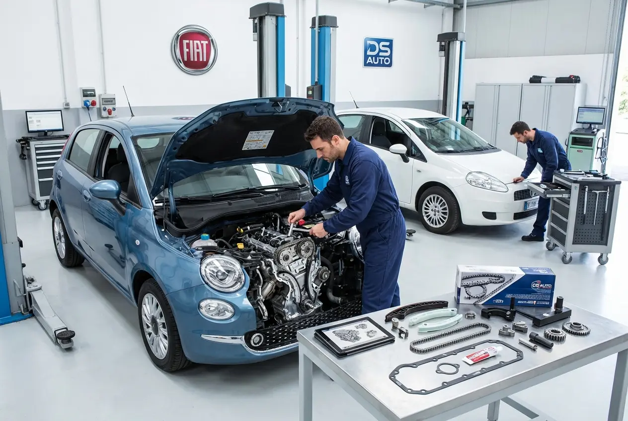 Диагностика и замена цепи ГРМ Fiat в автосервисе DS AUTO Жуковский
